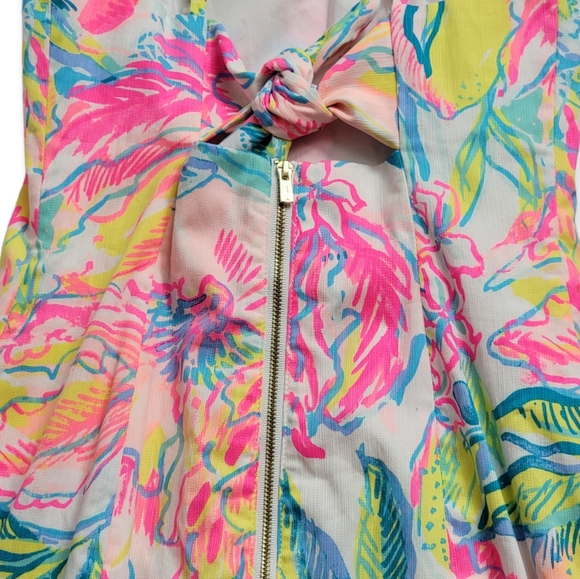 NWT Lilly Pulitzer Shelli Stretch Dress Fiesta Bamba - Picture 6 of 9